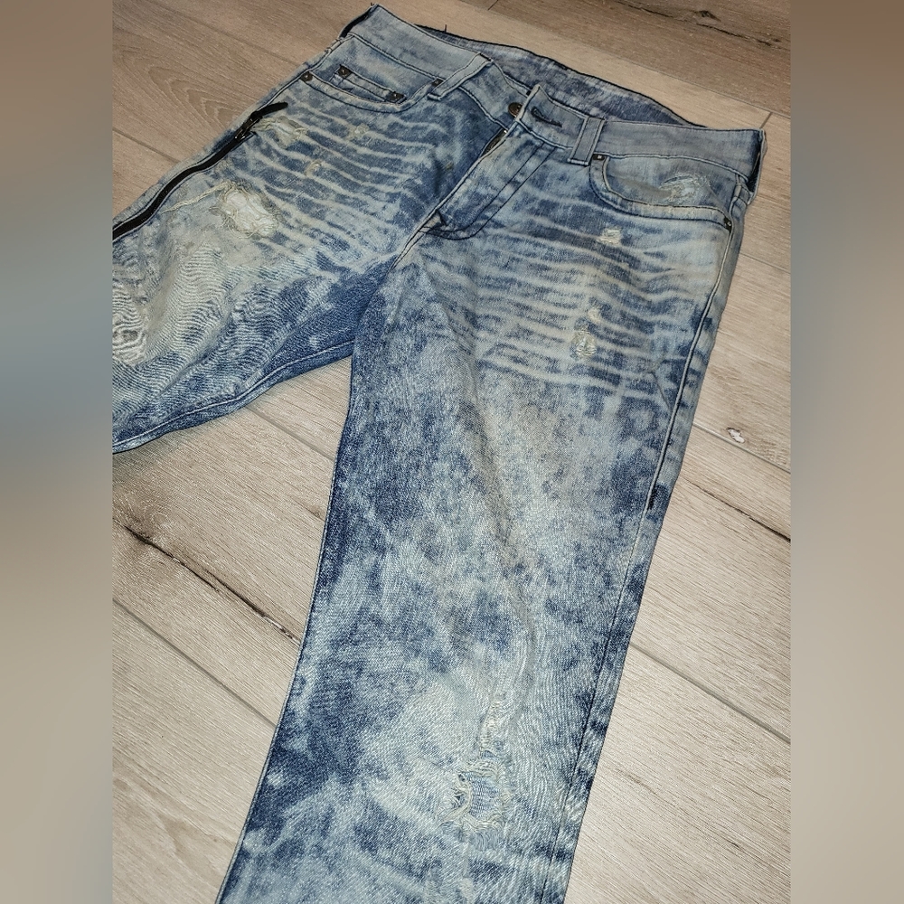 👖True Religion "Mick" Distressed Blue Jeans (32)W - Picture 13 of 16